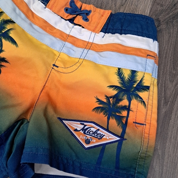 Mickey Mouse Disney Bathing Suit Swim Trunks Toddler's Size 2 - Picture 3 of 7